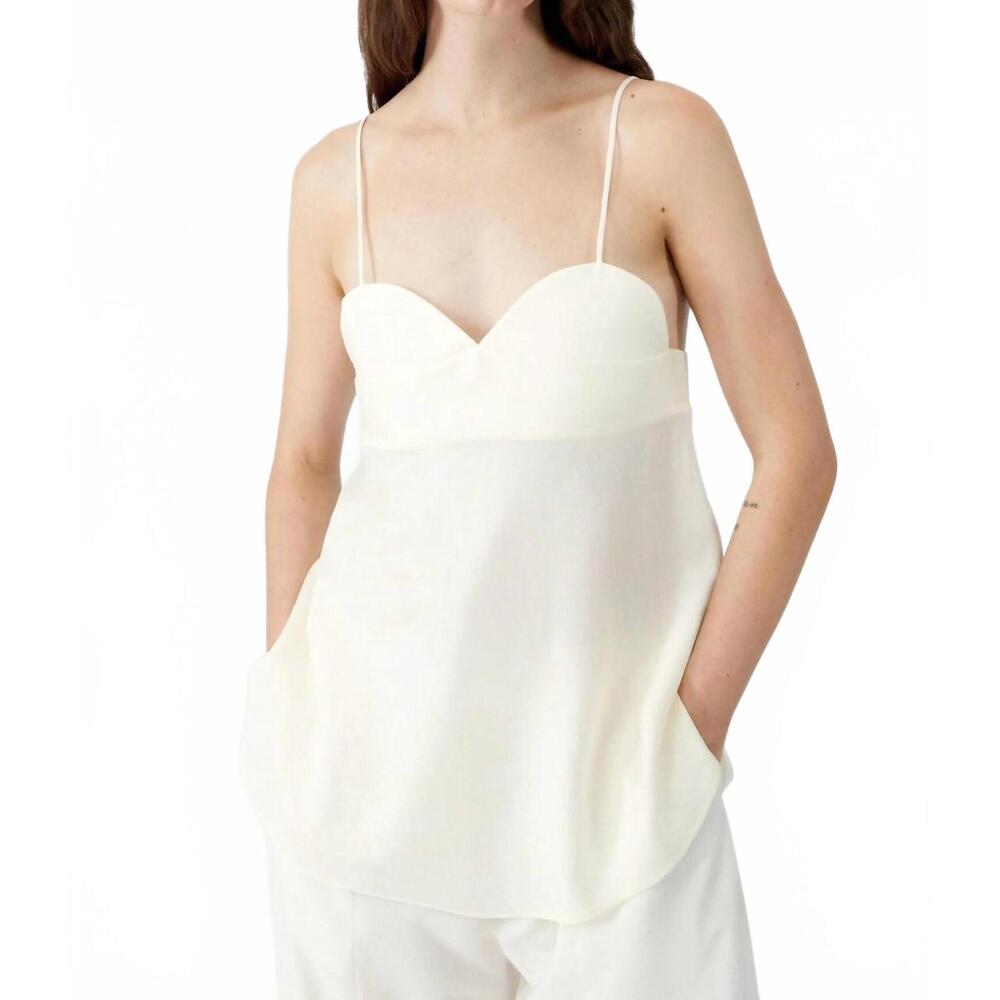 NEW CORDERA heart shaped top in marfil